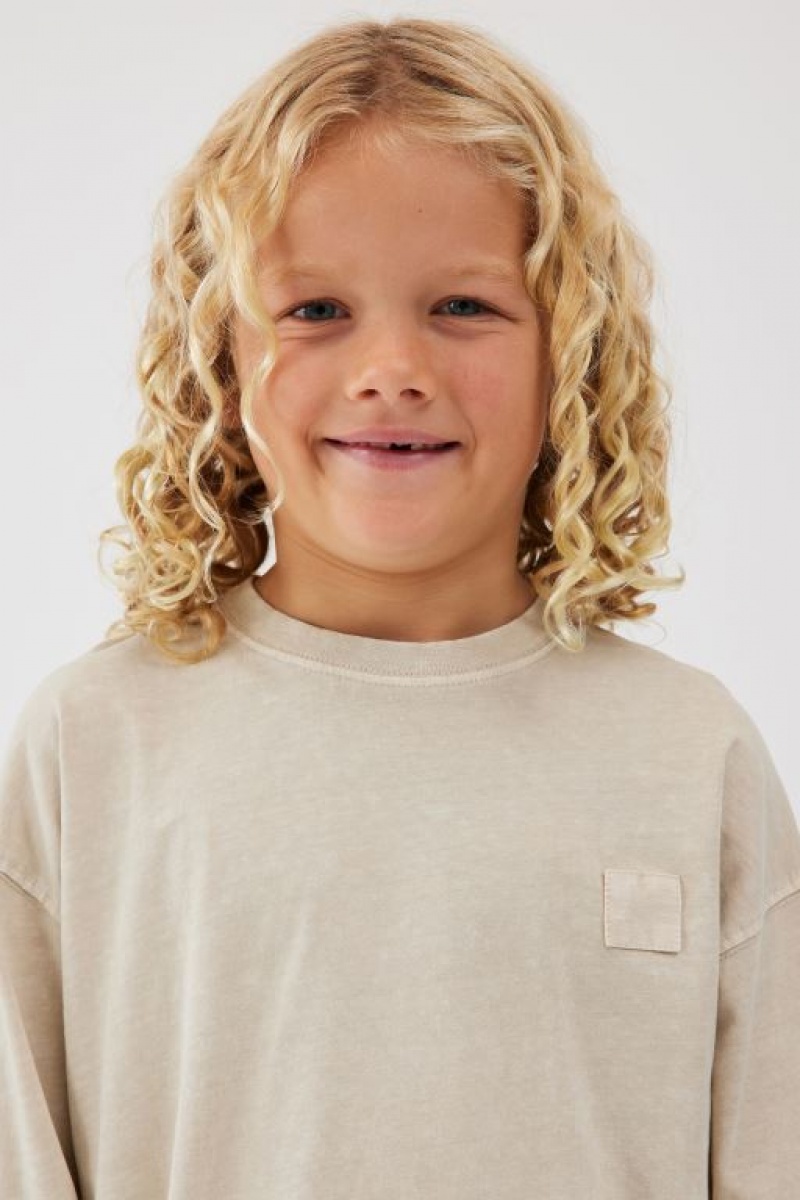 Cotton On The Essential Long Sleeve Boys' T Shirts Wash | ijr8QwSAYkT