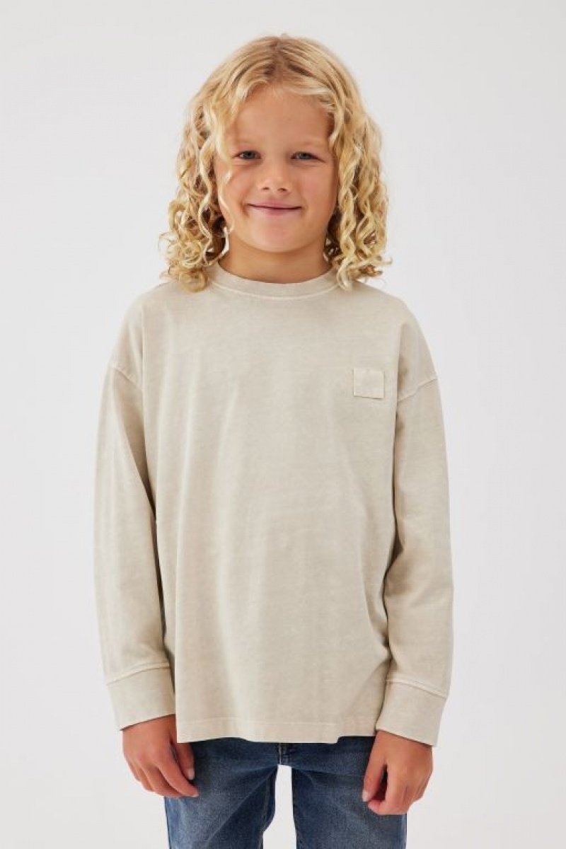 Cotton On The Essential Long Sleeve Boys\' T Shirts Wash | ijr8QwSAYkT
