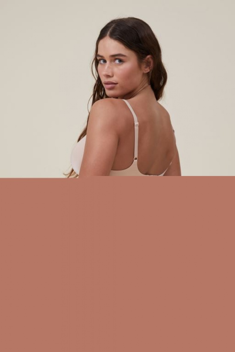 Cotton On The Invisible Boyleg Brief Women's Thong Frappe | QrkjKnfMJhq