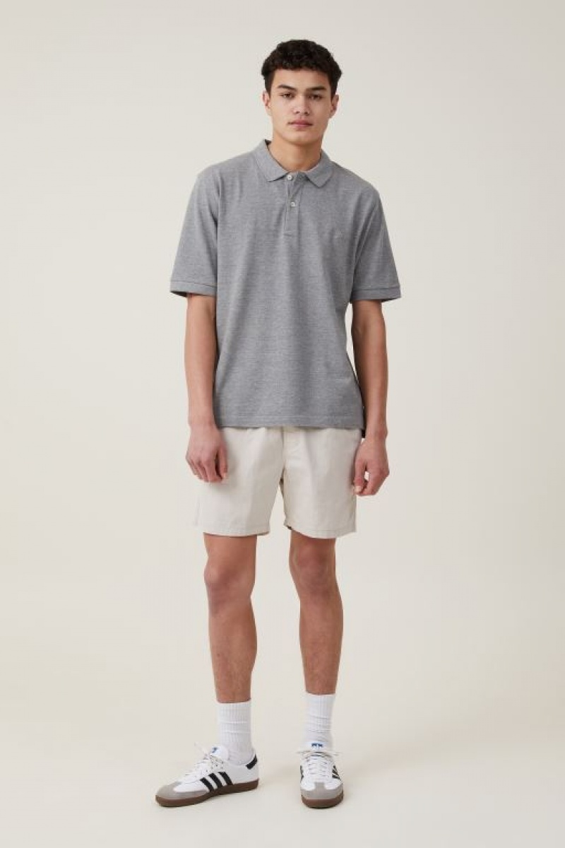 Cotton On The Marco Polo Men's Shirts Grey | rlhgWFPBB20