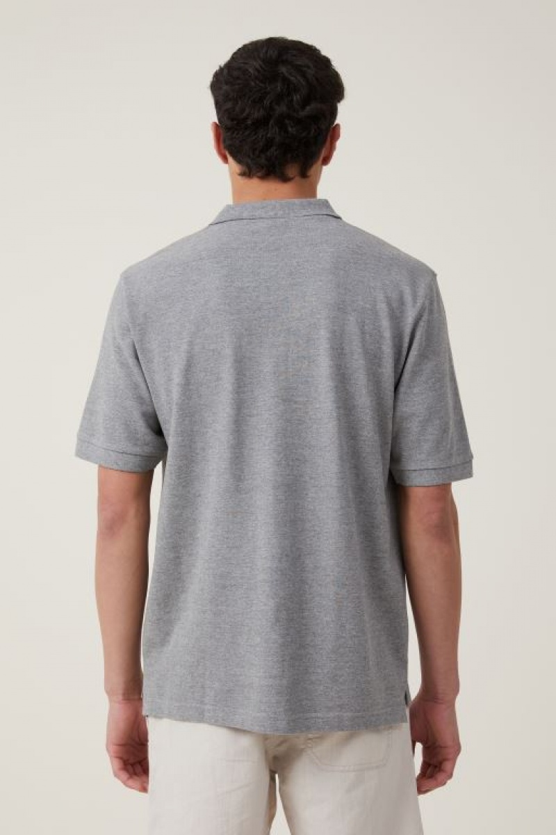 Cotton On The Marco Polo Men's Shirts Grey | rlhgWFPBB20