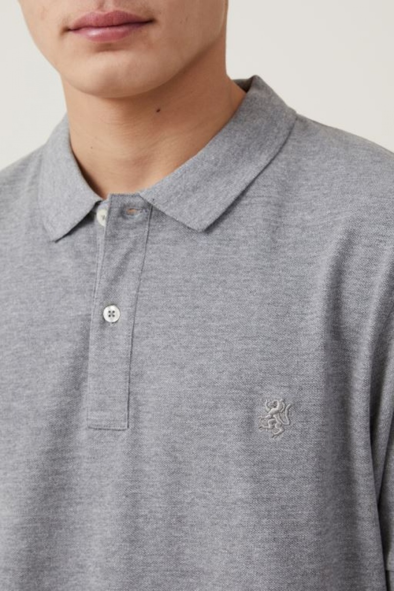 Cotton On The Marco Polo Men's Shirts Grey | rlhgWFPBB20