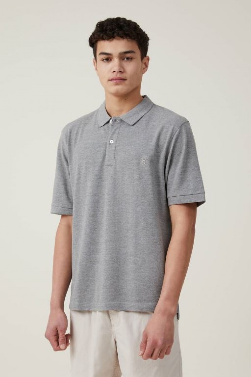 Cotton On The Marco Polo Men\'s Shirts Grey | rlhgWFPBB20