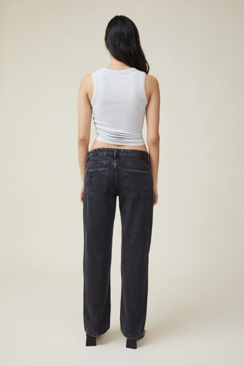 Cotton On The One Organic Rib Scoop Women's Tanks Light Grey | TiMUJ2U79u2
