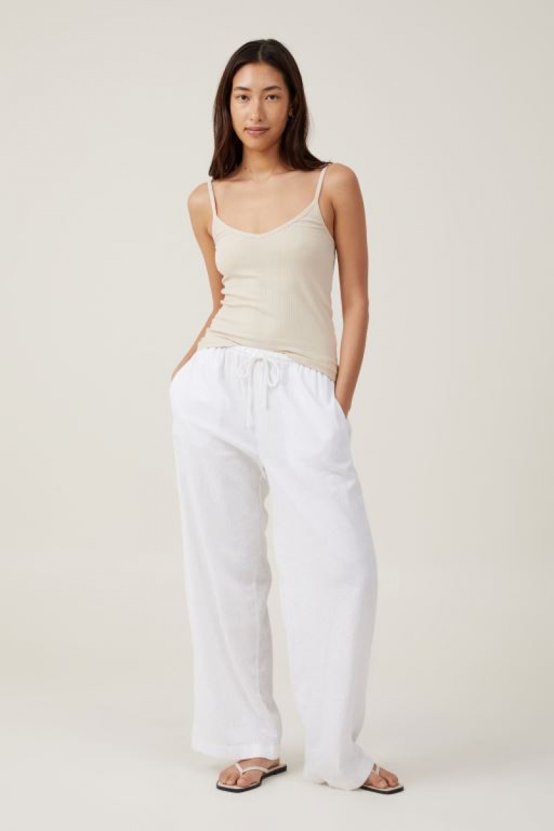 Cotton On The One Organic Variegated Rib V Neck Women's Cami Grey | hMgFnzS6ebC