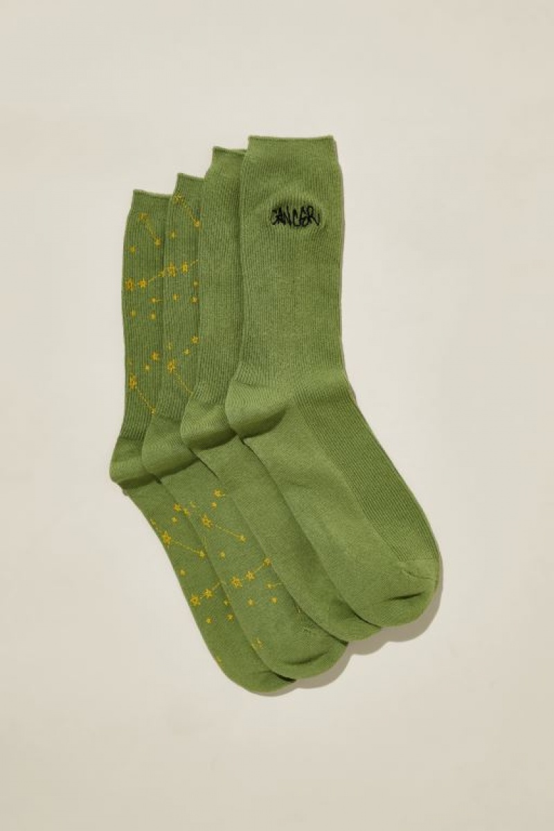 Cotton On The Perfect Pair Crew 2Pk Women\'s Socks Cancer | OAzH8rhQaf8