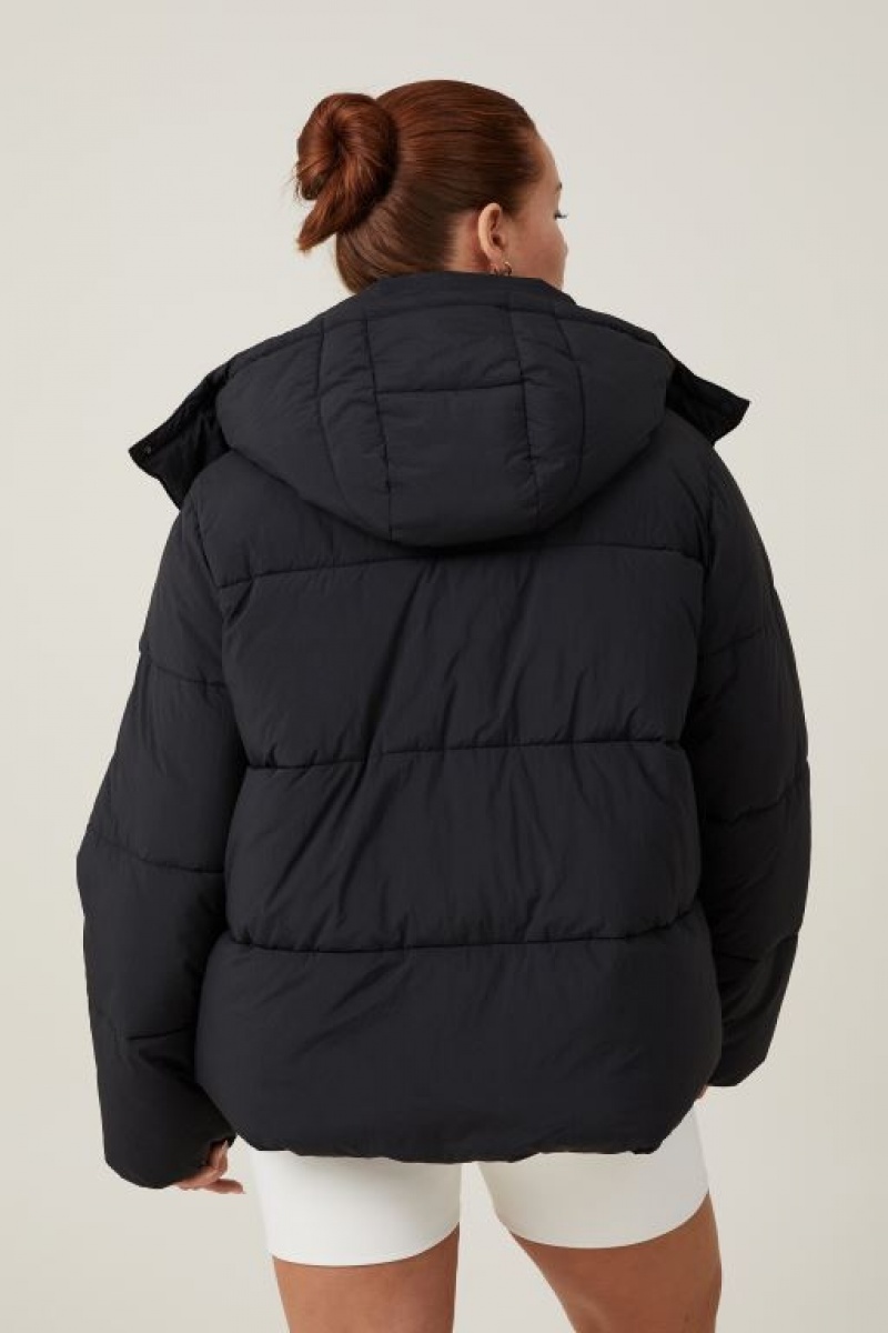 Cotton On The Recycled Mother Puffer 3.0 Women's Jackets Black | ofH8QQcQBkc