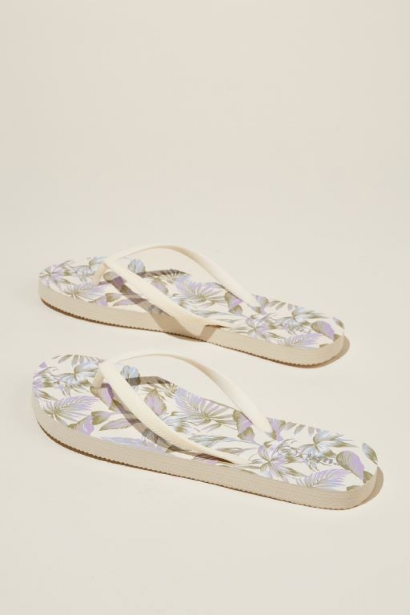 Cotton On The Rubi Flip Flop Women's Sandals Purple | t3spW10DoSP