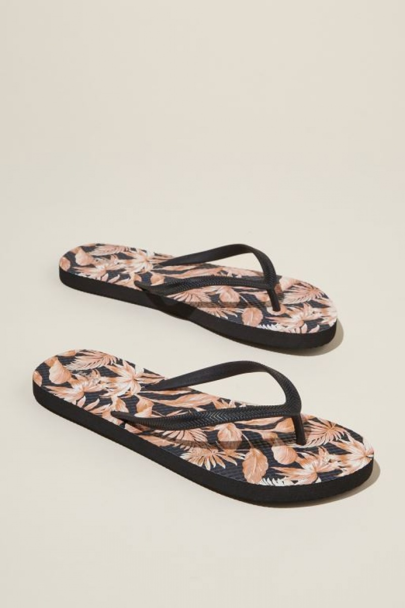 Cotton On The Rubi Flip Flop Women's Sandals Pink / Black | N4agsL0PuWI