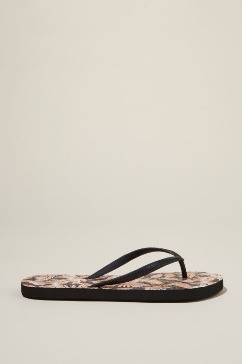 Cotton On The Rubi Flip Flop Women\'s Sandals Pink / Black | N4agsL0PuWI