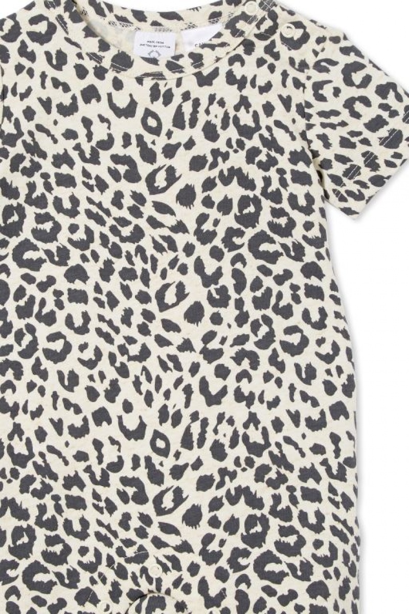 Cotton On The Short Sleeve Baby Rompers Caramel | vUntf0OMej3