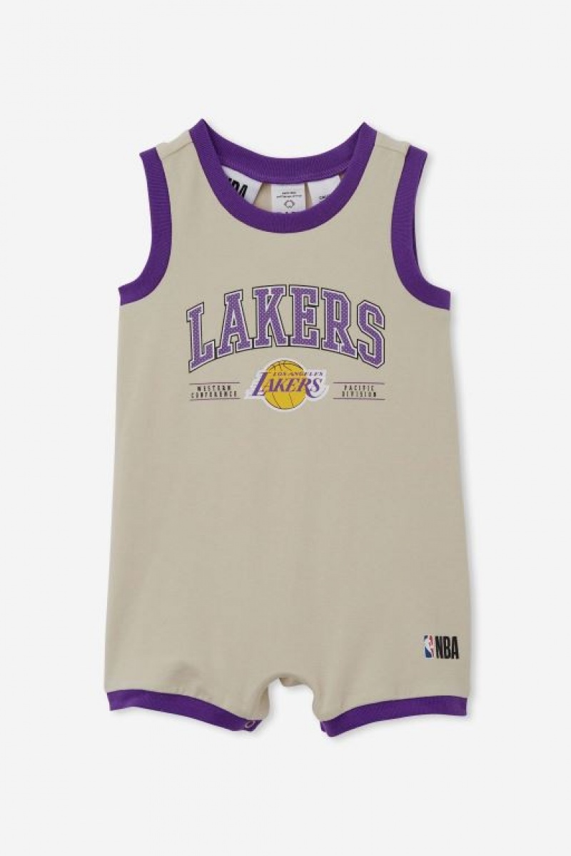 Cotton On The Sleeveless Snap Romper-Lcn Baby Rompers Lcn | o7r10o1m5Ni