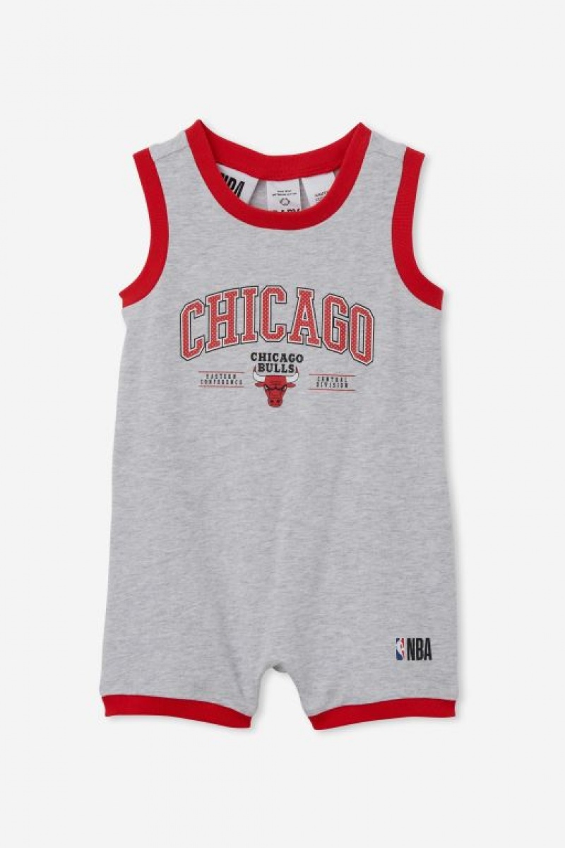 Cotton On The Sleeveless Snap Romper-Lcn Baby Rompers Lcn | 7NAKiZJEdYe