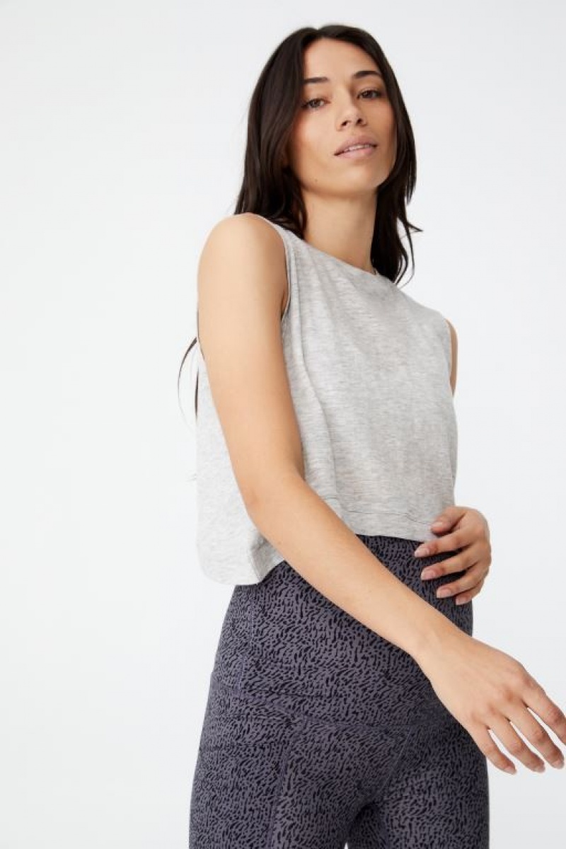 Cotton On The Tank Women's Maternity Wear Grey | mmb3dRZbaVN