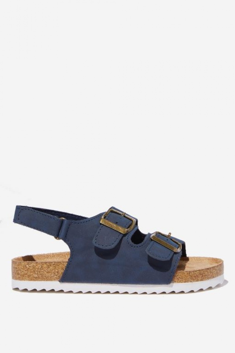Cotton On Theo Sandal Girls' Sandals Navy | R1zs2vlhBTK