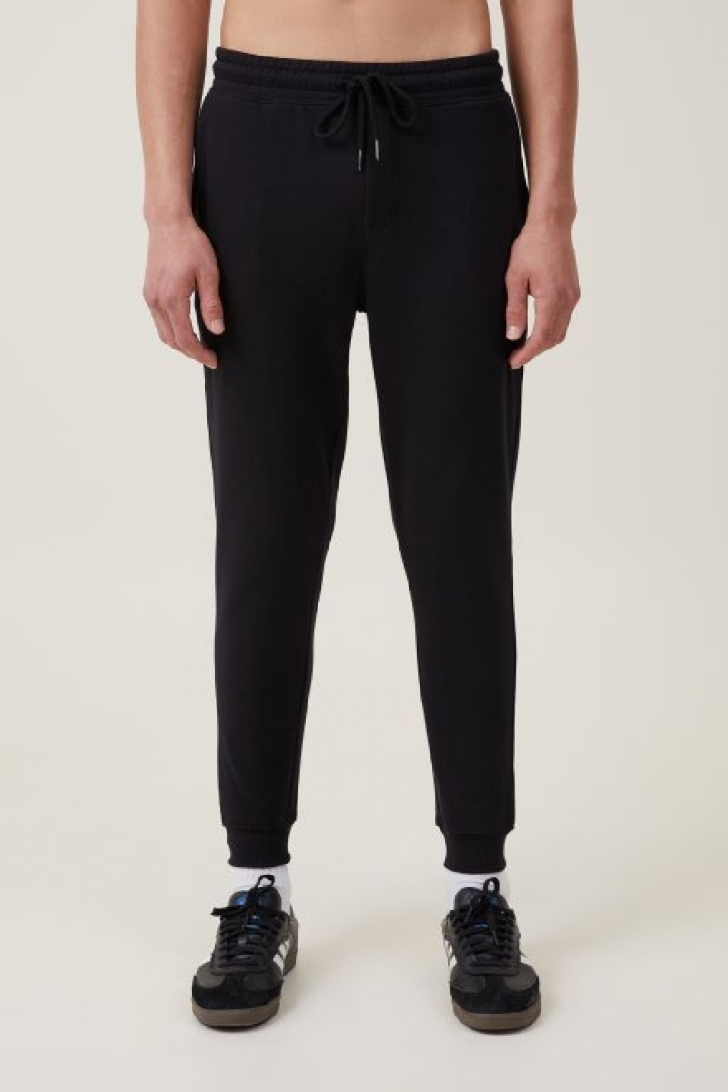 Cotton On Trippy Slim Trackie Men's Pants Black | pwsm8A6Qd7c