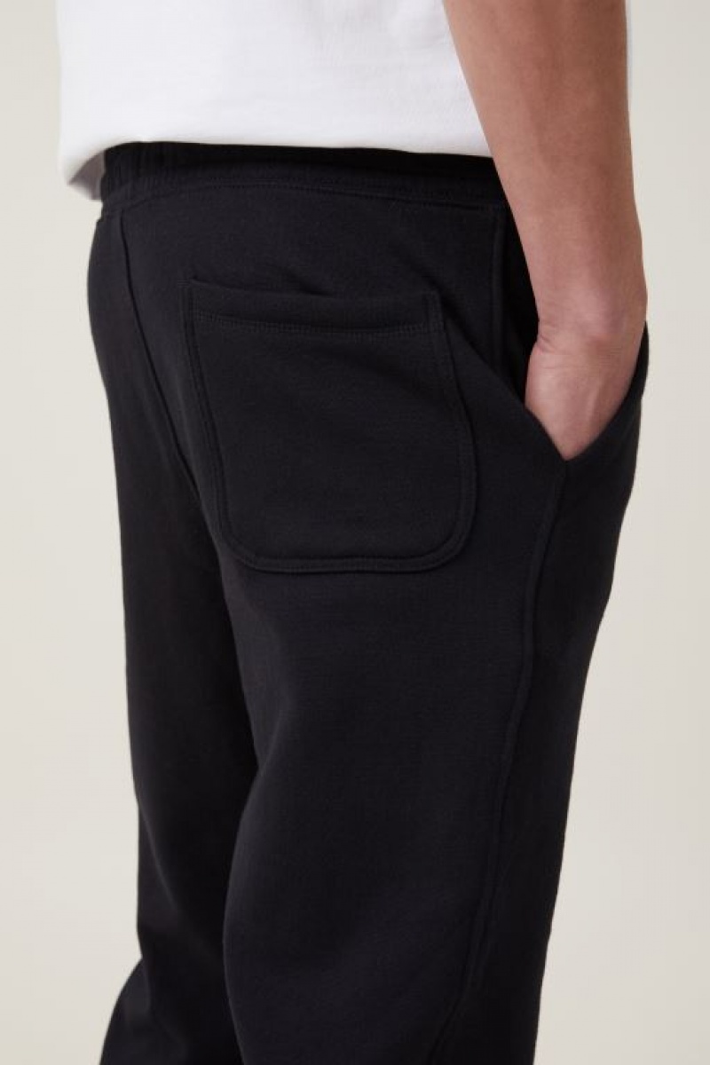 Cotton On Trippy Slim Trackie Men's Pants Black | pwsm8A6Qd7c
