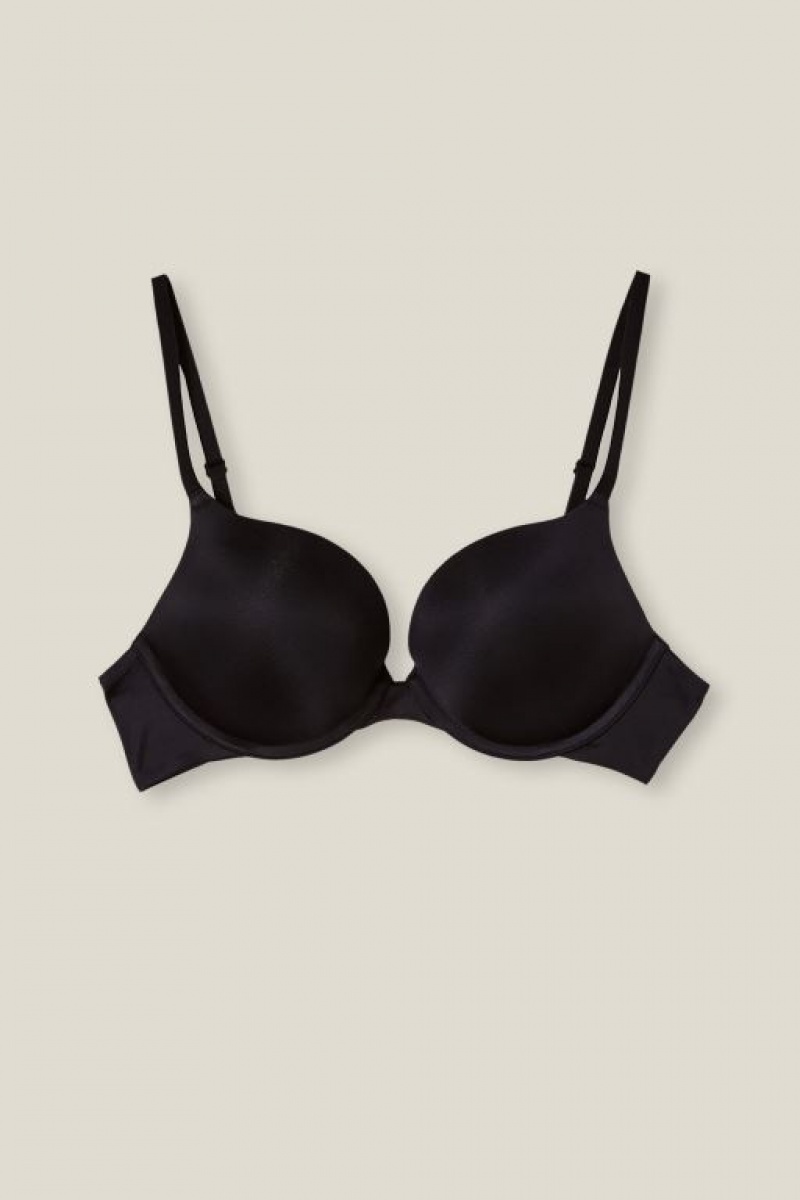 Cotton On Ultimate Comfort Push Up2 Women's Bras Black | 94OKNrLez3Z
