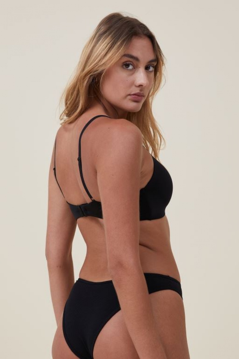 Cotton On Ultimate Comfort Wirefree Women's Bras Black | R9MpCDedJZa