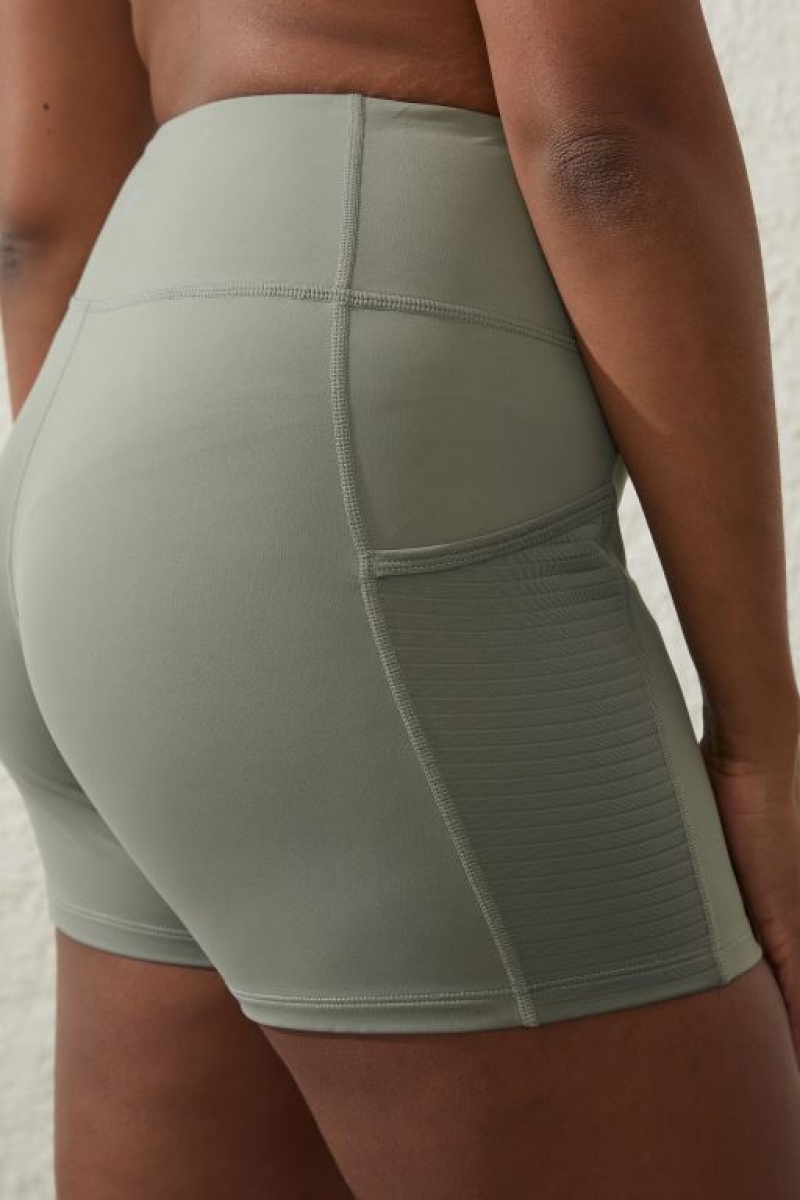 Cotton On Ultra Luxe Pocket Shortie Women's Shorts Khaki | 1vrBNqqCR9Q
