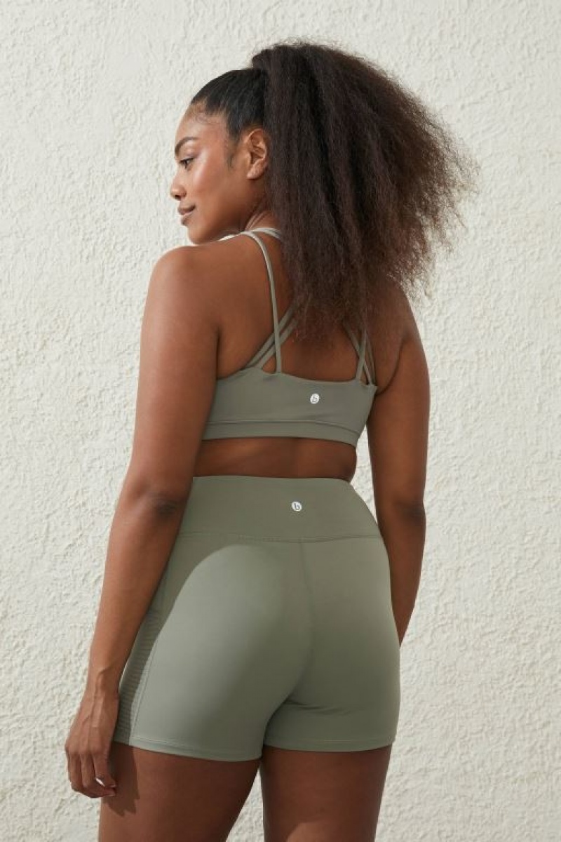 Cotton On Ultra Luxe Pocket Shortie Women's Shorts Khaki | 1vrBNqqCR9Q