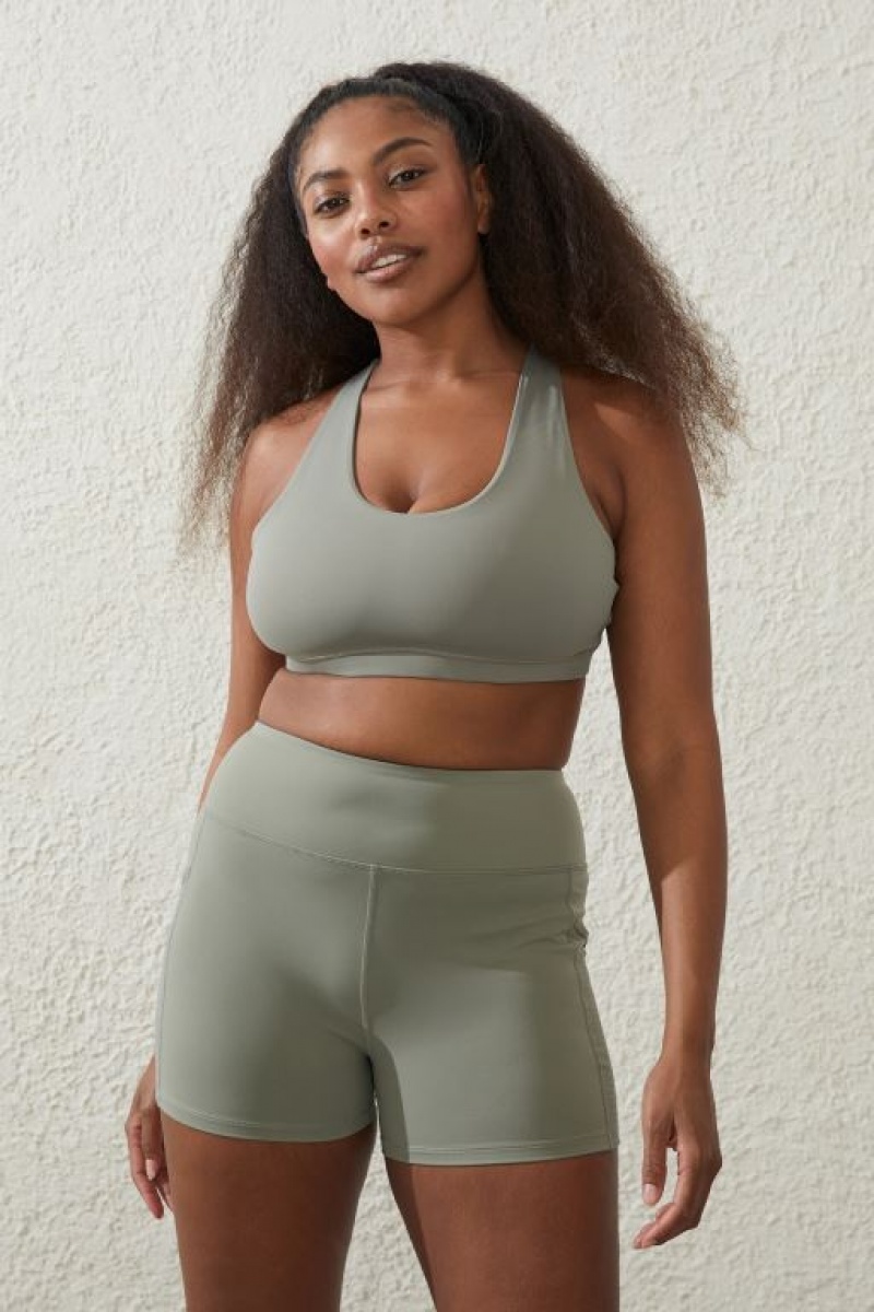 Cotton On Ultra Luxe Pocket Shortie Women's Shorts Khaki | 1vrBNqqCR9Q