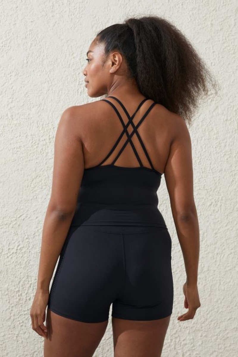 Cotton On Ultra Luxe Pocket Shortie Women's Shorts Black | ilHfR0f5rhM