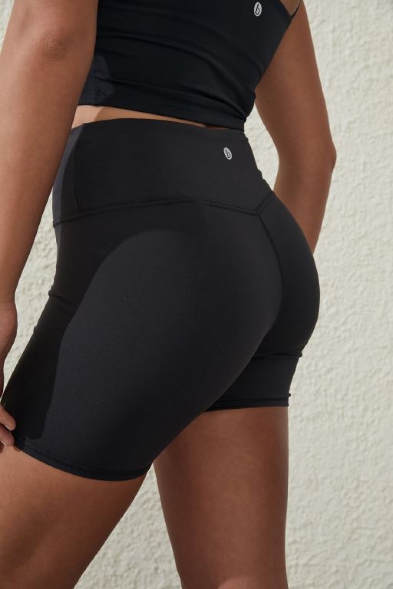 Cotton On Ultra Soft Yoga Women's Bike Shorts Black | 5P5obrRwm6g