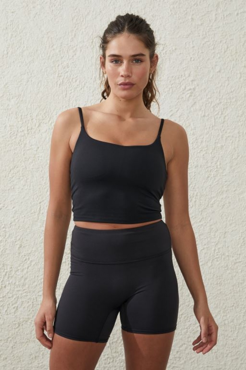 Cotton On Ultra Soft Yoga Women's Bike Shorts Black | 5P5obrRwm6g