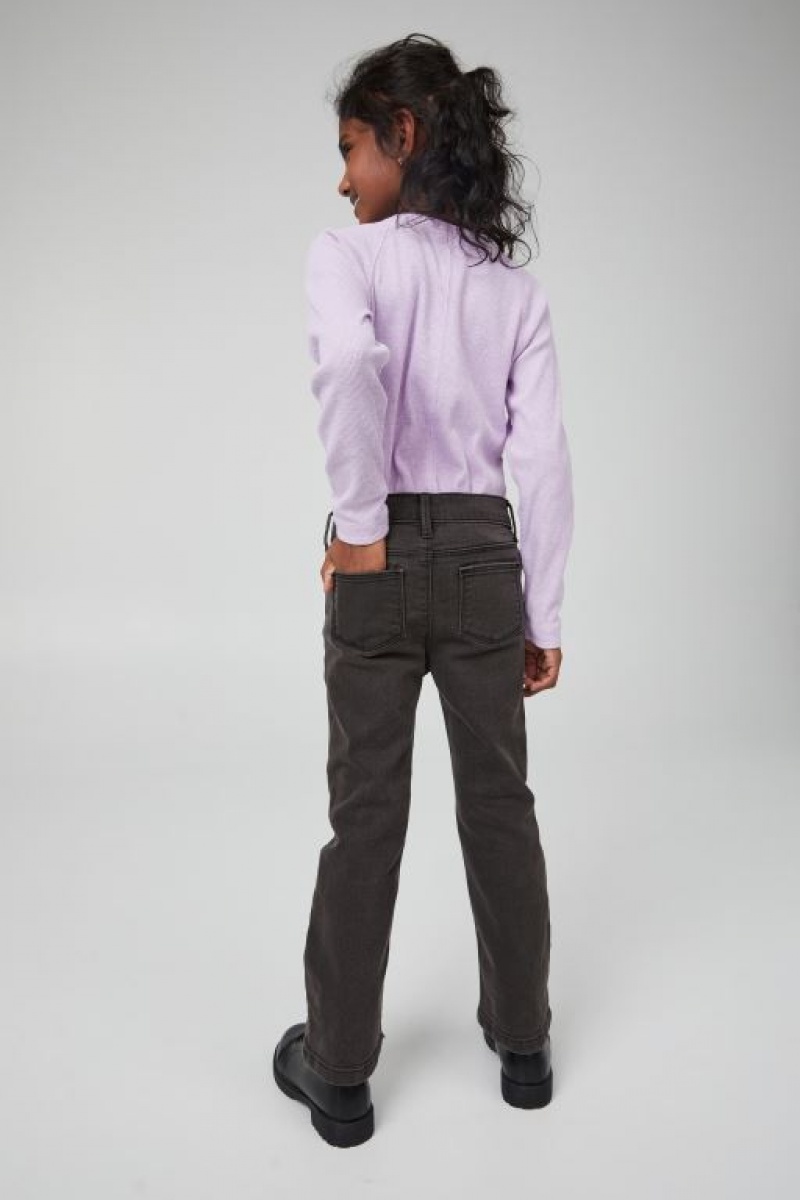 Cotton On Violet Flare Girls' Jeans Black Wash | uCTGqYma1Mm