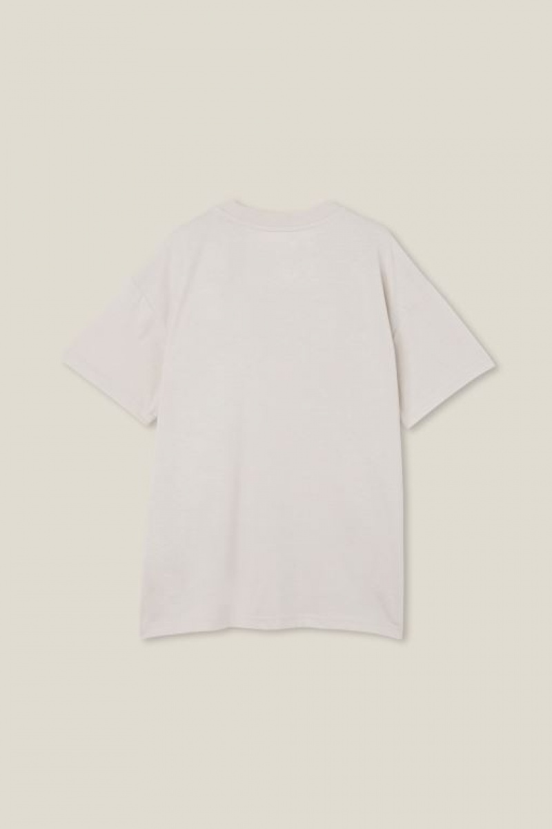 Cotton On Walt Spliced Waffle Short Sleeve Boys' T Shirts Rainy | Kq2FslrUK6r