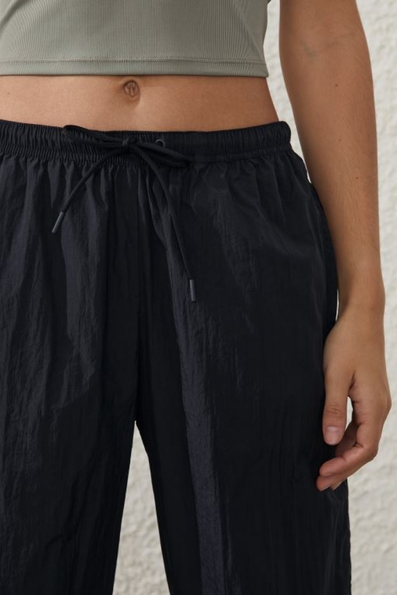 Cotton On Warm Up Woven Women's Pants Black | p4FZ1tRZKsh