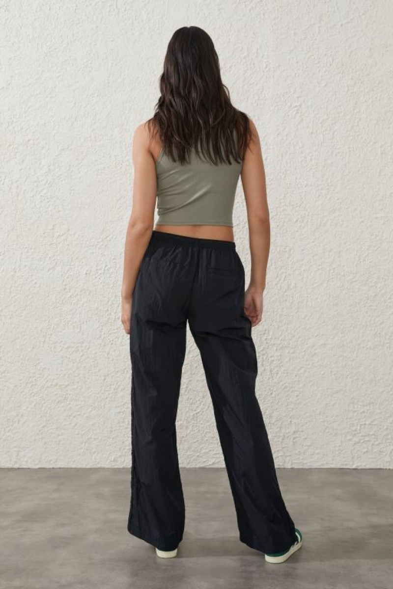 Cotton On Warm Up Woven Women's Track Pants Black | joa7WUE57Iy