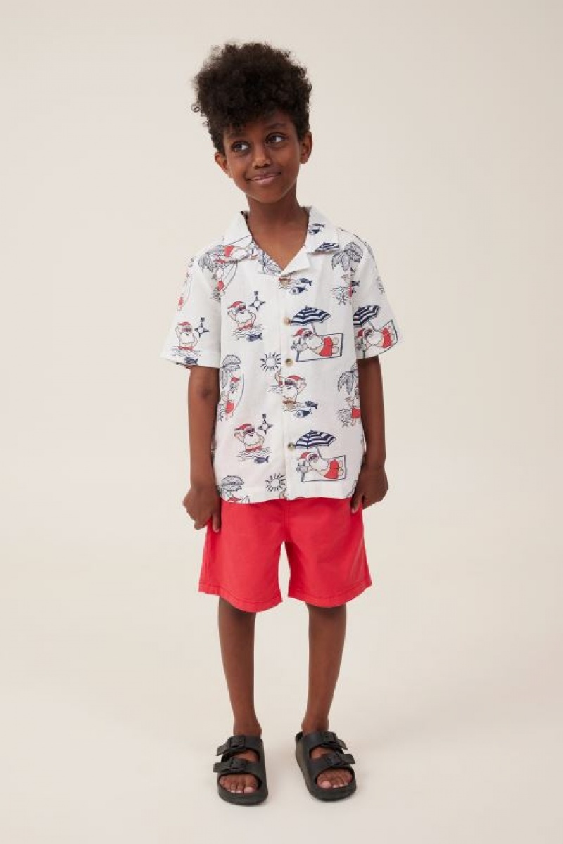 Cotton On Will Chino Boys' Shorts Anthurium | VoMUkuvGjED