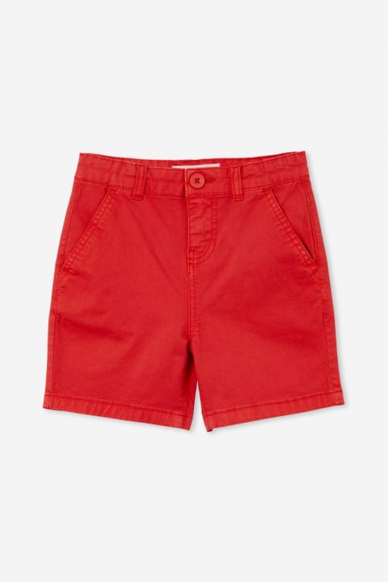 Cotton On Will Chino Boys' Shorts Anthurium | VoMUkuvGjED