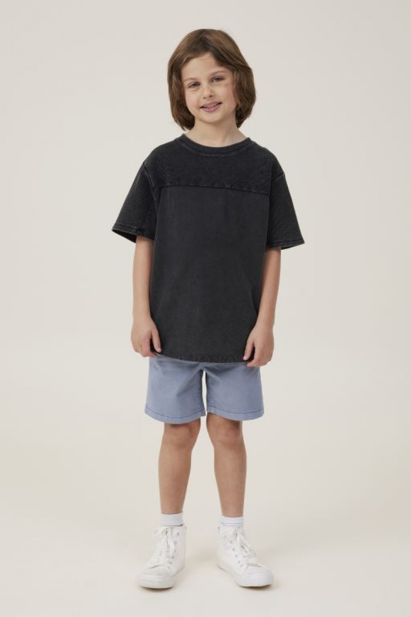 Cotton On Will Chino Boys' Shorts Blue | 7XbAJIP4STv