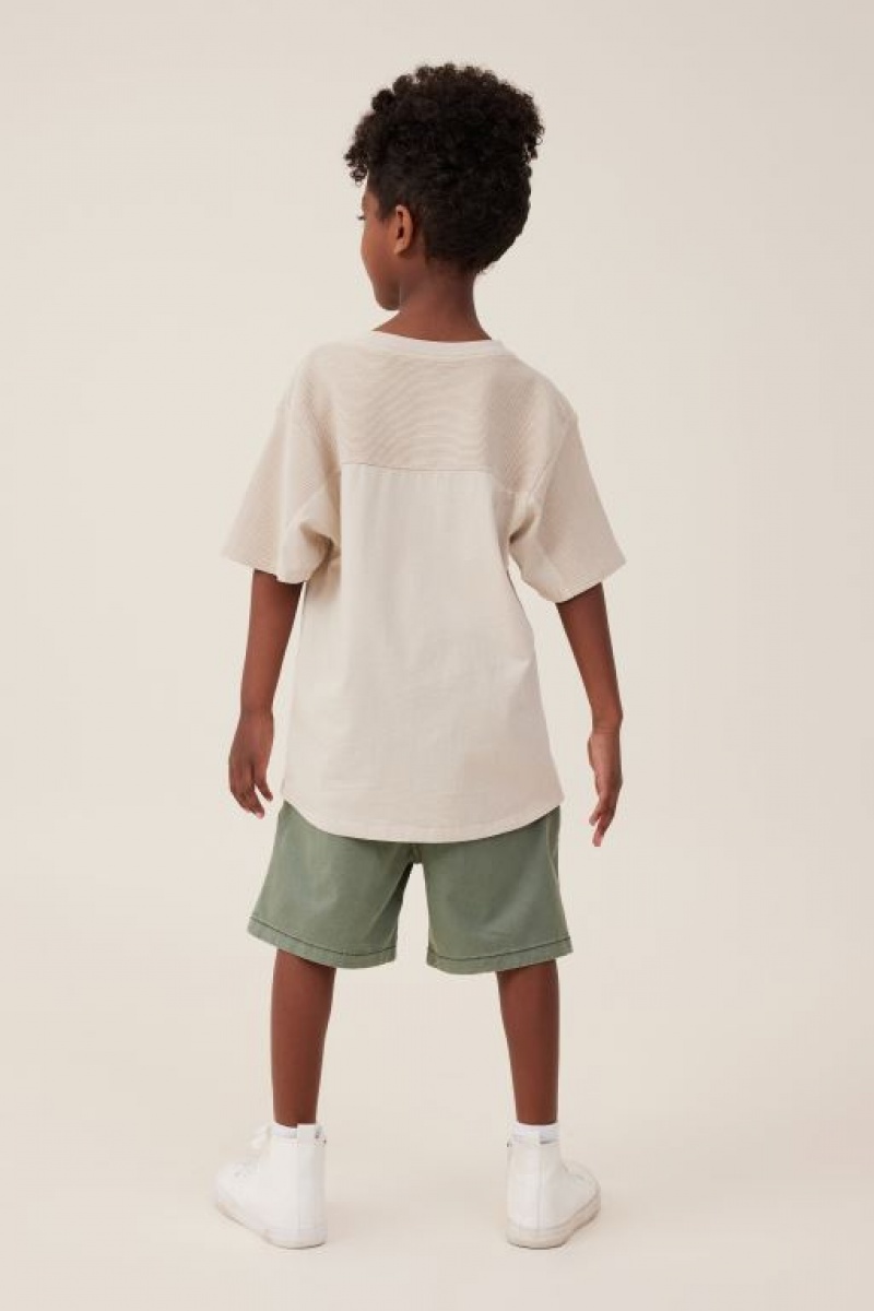 Cotton On Will Chino Boys' Shorts Green | iiqKPgmouLx