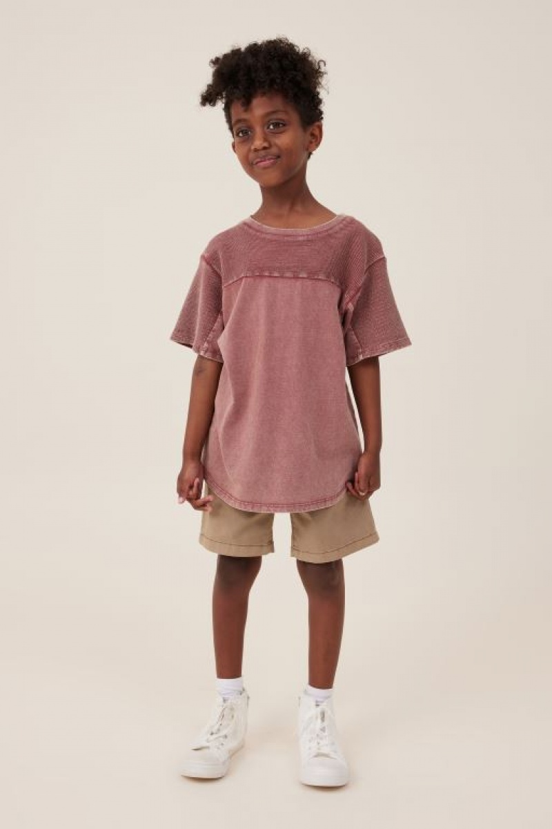 Cotton On Will Chino Boys' Shorts Grey | WT9VBrCFjtO
