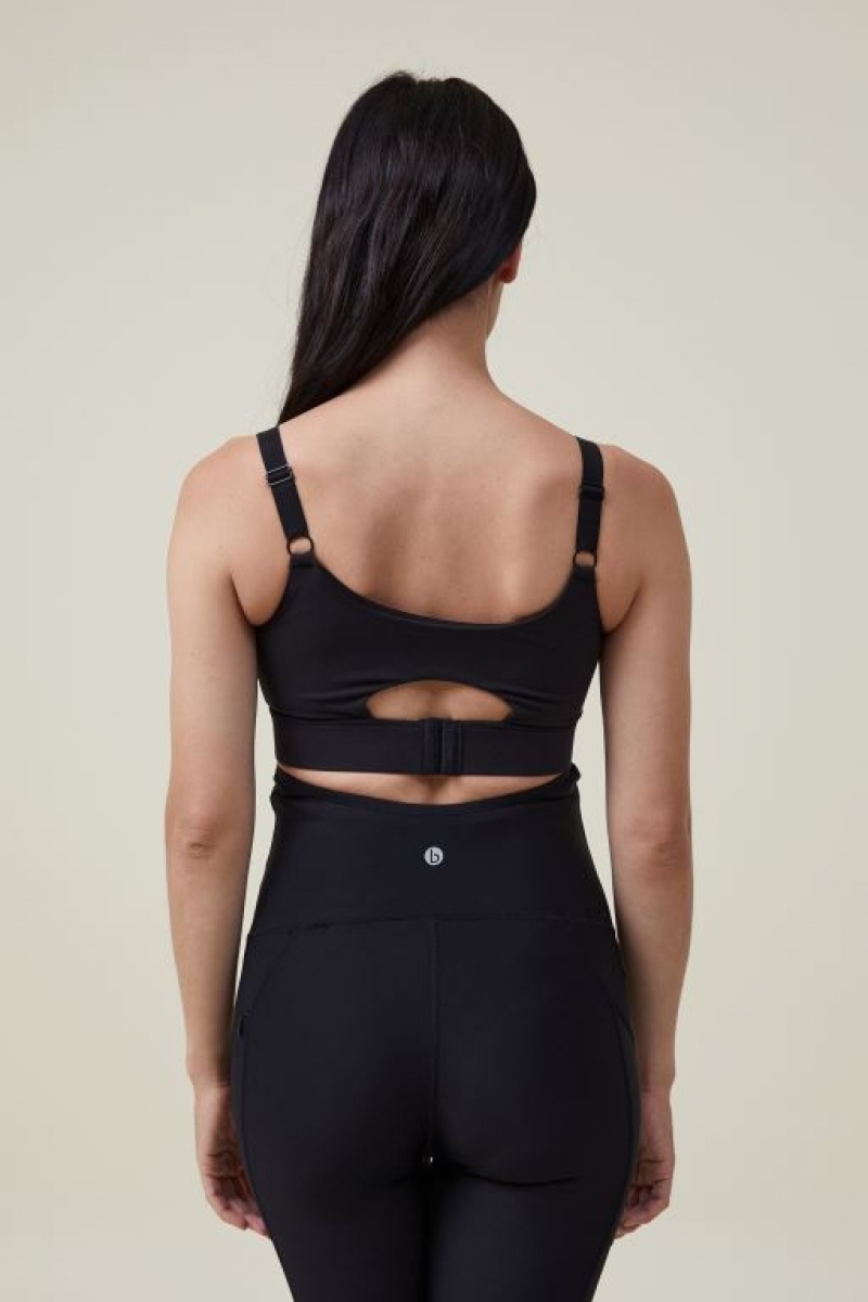 Cotton On Wirefree Crop Women's Maternity Wear Black | X8LsXvw3rLu