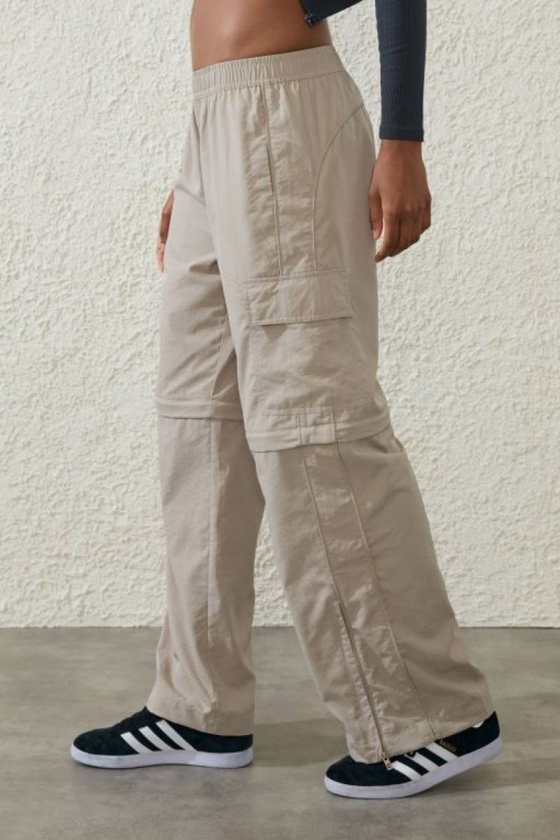 Cotton On Woven Zip Off Cargo Women's Track Pants White | hNqIXU8spNm
