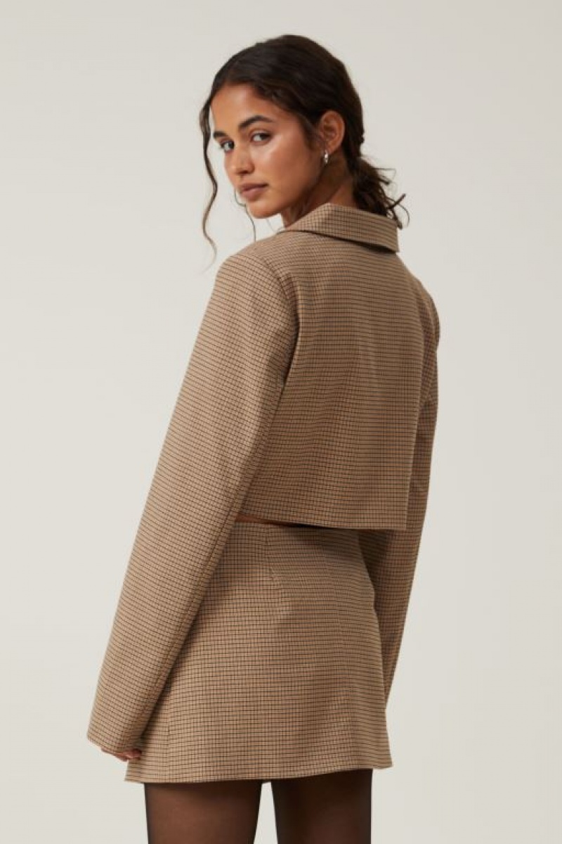 Cotton On Wrap Suiting Mini Women's Skirt Micro | JuyZQlQOSUI