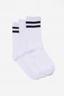 White / Black Stripes