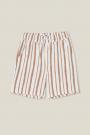 Light Yellow / Brown Stripes