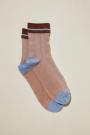 Brown / Blue Stripes