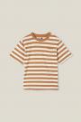 Brown / Light Yellow Stripes